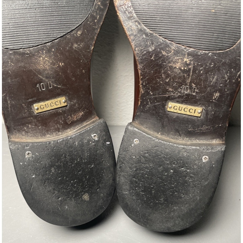 Gucci‎ Leather Oxford Shoes Size 10 D - Picture 8 of 12